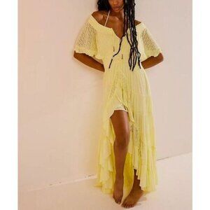Free People Dancing on Air Maxi Dress in Early Bloomer